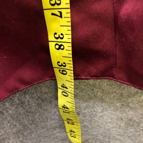 Angels NY Girls Size 10 Party Dress Burgundy Sleeveless A-Line Formal Midi - Picture 8 of 11